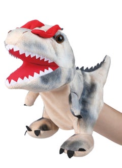 KASTWAVE Hand Puppets, Dinosaur Hand Puppets, Dinosaur Puppets for Kids, Dinosaur Toys for Boys Girls, Open Movable Mouth Finger Gift, for Kids Children Role-Play, Preschool, Storytelling  - Image 1