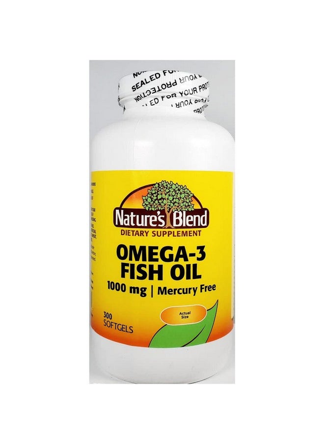 Nature's Blend - Omega3 Fish Oil 1000 Mg 300 Softgels - Image 1