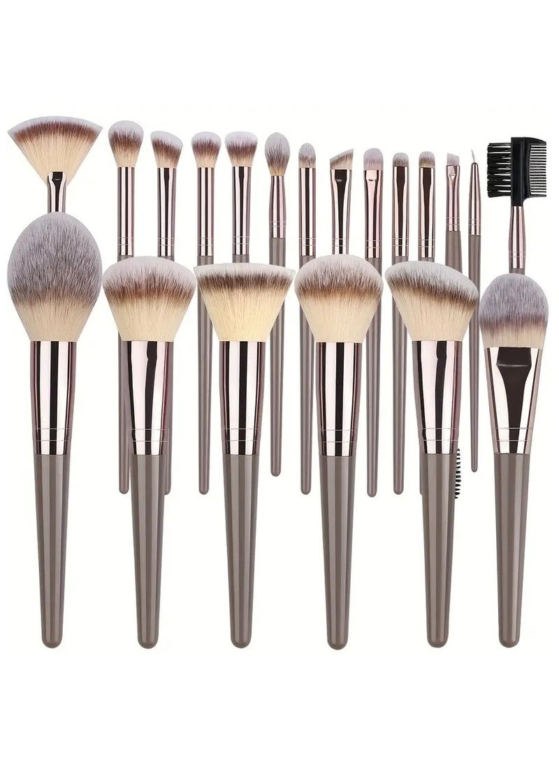 ORiTi 20 pcs Professional Makeup Brushes set Bag Foundation Eyelash Eyebrow Eyeshadow Cosmetic Make UpTool Makeup Brush Tool SeT - Image 1