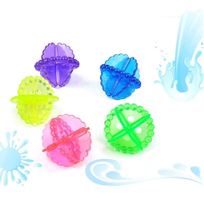 YTM laundry Washing Machine Ball Laundry Dryer Wash Without Detergent Silicone Washing Machine Ball Reusable Washing Laundry Dryer Ball Pack of 4pcs - Image 3