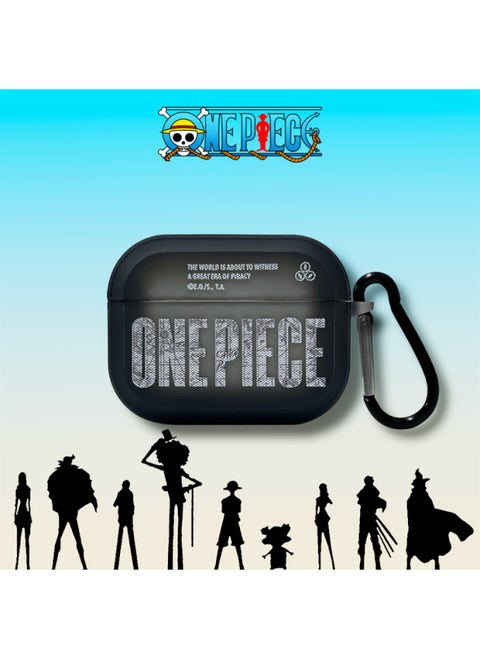 One Piece Luffy Applicable For Apple Airpods Protective Cover 4 Generation Pro2 2 Generation 3 Generation Bluetooth Earphone Case 4 Generation-Color:【ONE PIECE】-Applicable Models:Airpods Pro/ Pro2 Universal