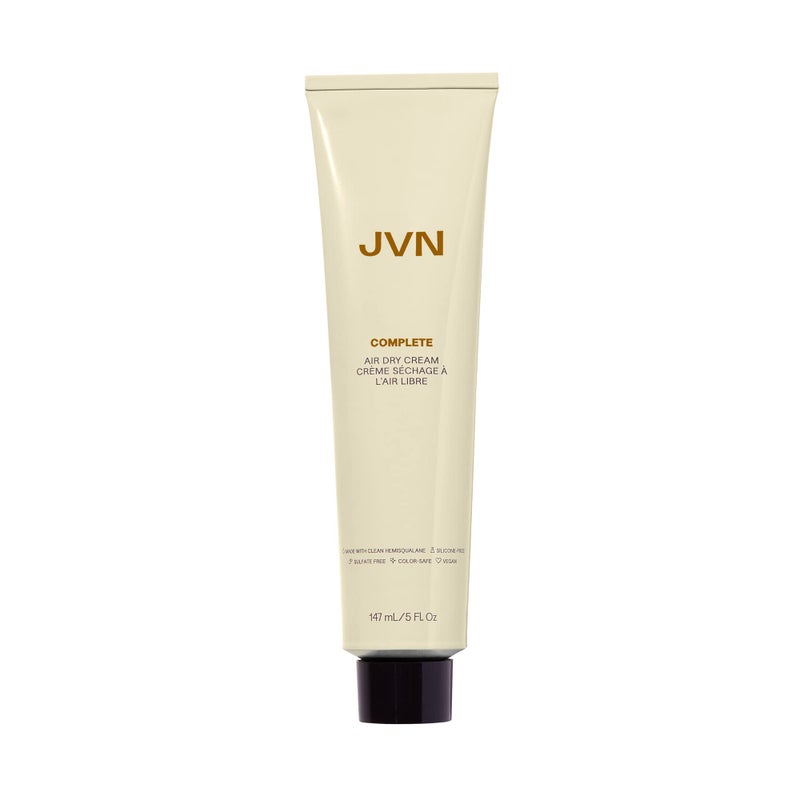 JVN No Heat Complete Air Dry Cream, 5 Fl Oz, Hair Smoothing Cream Enhances Your Natural Texture, Curl Cream and Wavy Hair Products, Silicone Free - Image 1