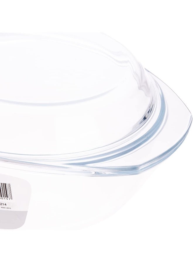 AKDC Round Glass Casserole 2.5Ltr For Everyday Use - Image 3