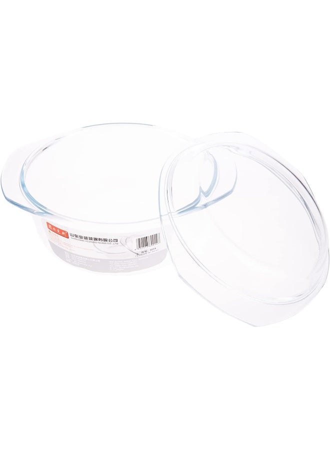 AKDC Round Glass Casserole 2.5Ltr For Everyday Use - Image 2