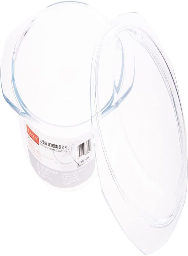 AKDC Round Glass Casserole 2.5Ltr For Everyday Use - Image 4