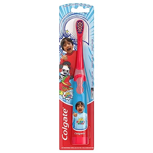 Colgate Kids Battery Powered Toothbrush Ryans World Extra Soft Bristles 1 Pack