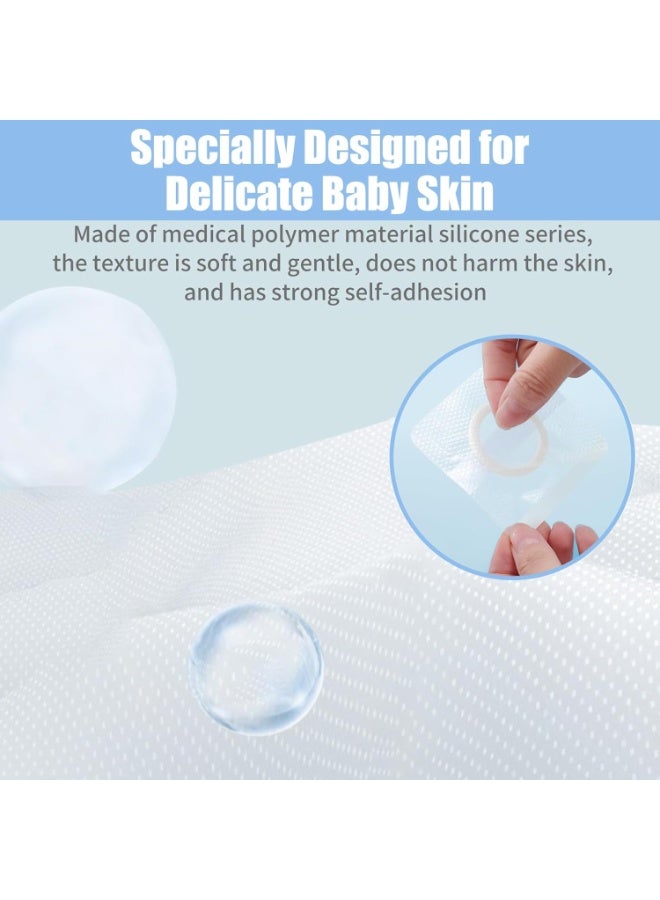 Generic 5 PCS Baby Hernia Patch, Belly Navel Patches, Cotton Pads, Infant Essentials Must Haves for Baby Belly Button Hernia, Skin Friendly & Breathable & Comfortable, Paste Style  - Image 3
