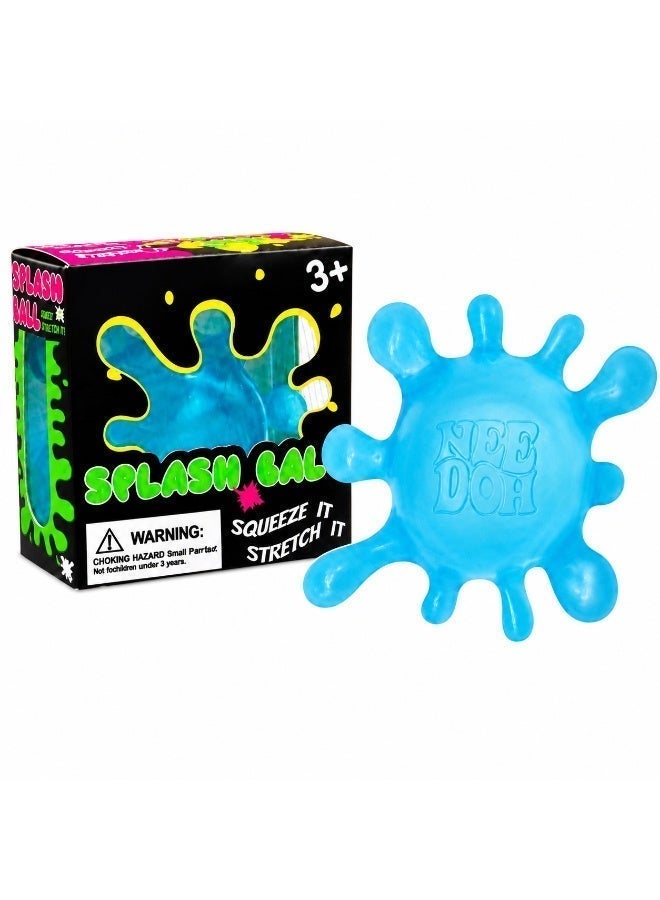 NEEDOH Sploot Splat Squishy Toy, Stress Relief Sensory Fidget Toy for Kids & Adults, Viral Squeeze Toy for Anxiety & ADHD, Soft Slow-Rising Splat Ball, 3+ Age, - Image 1