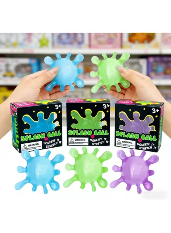 NEEDOH Sploot Splat Squishy Toy, Stress Relief Sensory Fidget Toy for Kids & Adults, Viral Squeeze Toy for Anxiety & ADHD, Soft Slow-Rising Splat Ball, 3+ Age, - Image 2
