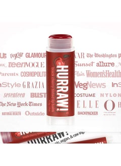 Hurraw! Black Cherry Tinted Lip Balm 3 Pack (Sheer Red Tint) Organic Certified Vegan Cruelty And Gluten Free. Nongmo 100% Natural Ingredients. Bee Shea Soy And Palm Free. Made In Usa  - Image 4