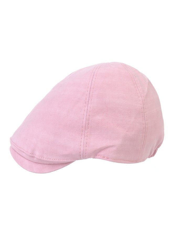 WITHMOONS Simple Newsboy Hat Flat Cap SL3026 (Pink) - Image 2