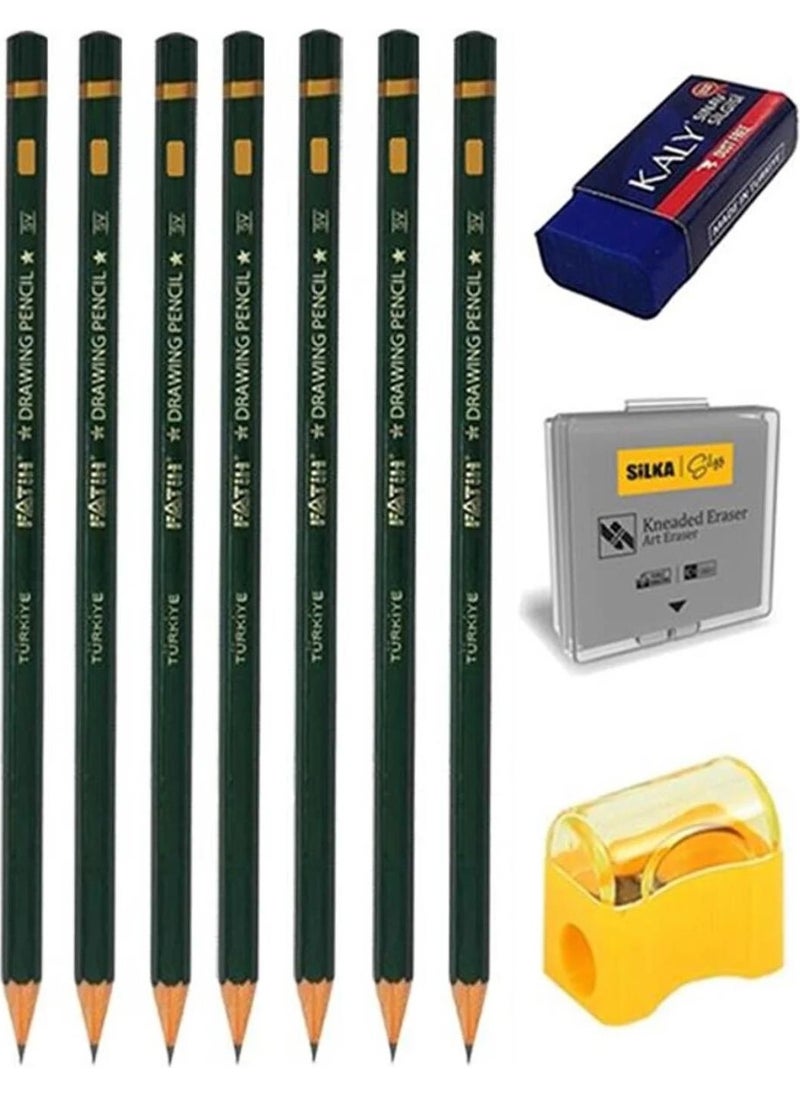 Artlantis Sketchbook A5 50 Sheets Charcoal Drawing Set Dough Eraser Fatih Grade Pen Hobby Design Set  - Image 2