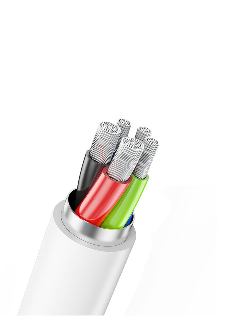 Huntkey C02-1.2M - USB-C to USB-C (USB2.0 3A), Material: TPE+ABS Shell iPhone 15, Sumsung, Oneplus Fast Charging Cable Current: 3A, 1.2M - Image 3