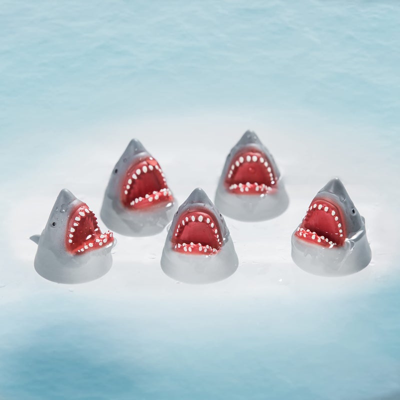 AQKILO Shark Finger Puppet Set, Ocean Animal Puppet Show Theater Props, Novelty Toys Weird Stuff Gifts, 5 PCS - Image 2