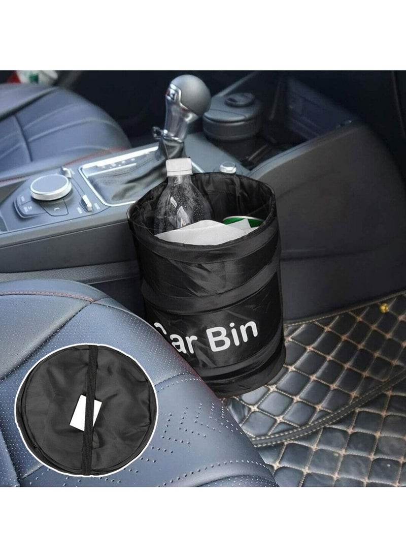 BreeJooy - Car trash can trash bag foldable hangings bin cute car gadgets garbage container for traveling camping - Image 1