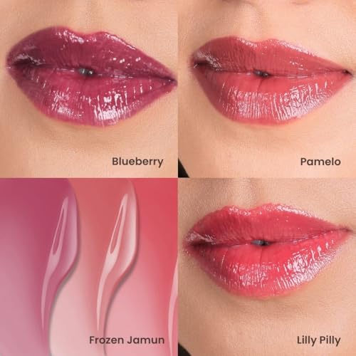 LAMIOR Peptide Glaze Lip Balm Combo Pack of 3 - Frozen Jamun | 3-in-1 Formula for Glossy Shine, Healing, and Nourishment | Pillowy-Soft Lips | Nourishes Dry Skin | Real Reviews, Juicy Results! - Image 3