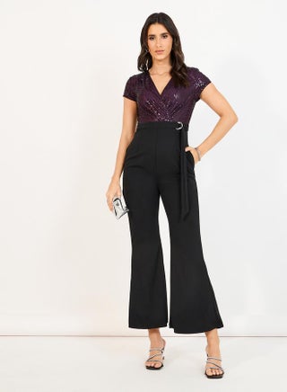Wide Leg Front Wrap Sequined Jumpsuit - pzsku/ZECA4E6D2CA265B37990AZ/45/_/1731658701/7ce67ba6-5caa-4294-b6e4-f6a15f330836