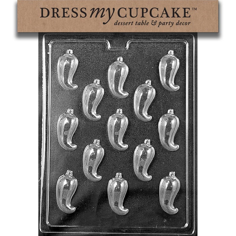 Dress My Cupcake Chocolate Candy Mold Chili Pepper