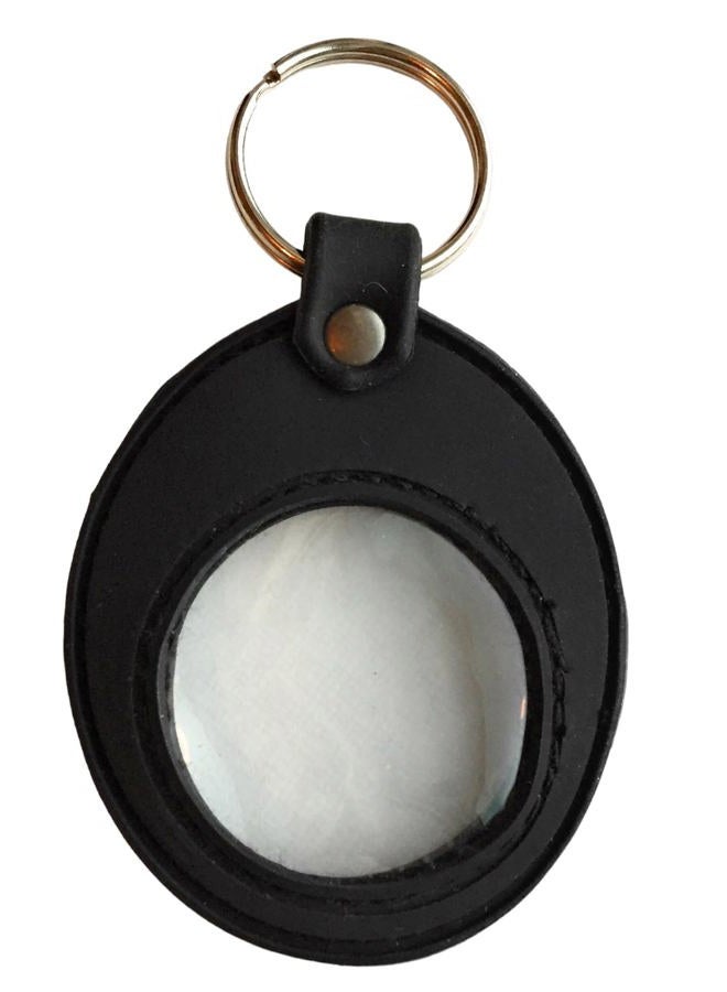 RecoveryChip Universal AA Medallion or Coin Holder Keychain Black Soft Silicone - Image 1