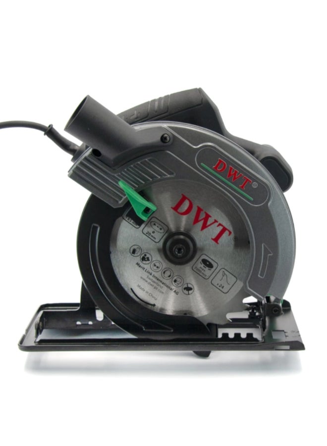 DWT 1300W 220-230V Cutting Depth and Angle Adjustment Corded Circular Saw Multicolour 18.2 x 25.3 x 32 cm HKSP13-61 - Image 2