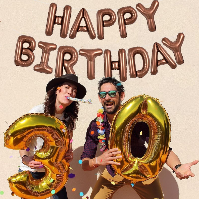 تونيفول بالونات حروف مقاس 16 بوصة من تونيفول، لافتة عيد ميلاد سعيد شوكولاتة - 16 بوصة، حروف مايلار فويل، لافتة عيد ميلاد، راية قابلة لإعادة الاستخدام لديكورات ومستلزمات حفلات الأطفال والكبار - Image 5