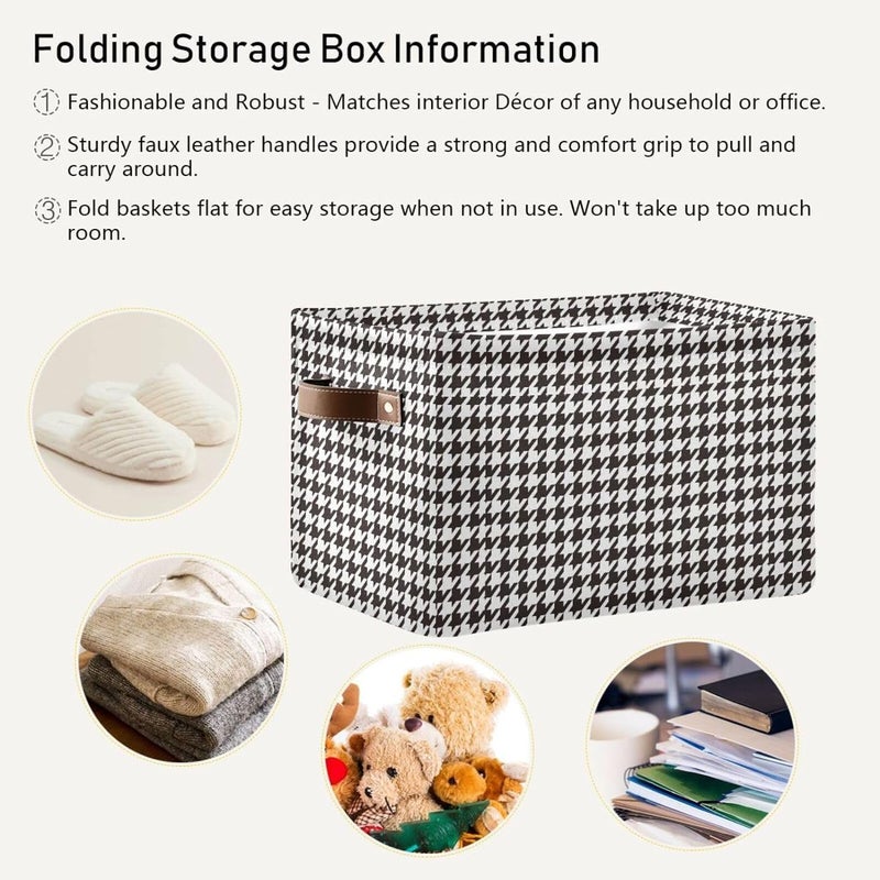 Juflix Juflix Household Wardrobe Organizer Space Saving Organizer Of Closet Bedroom Home Dorm Bedroom Accessories Folding Clothes Storage Box With Handles Frame Pack of 1  - Image 4