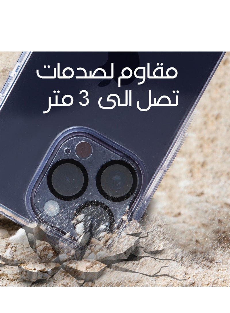 ماس غطاءحمايةماس كرستال كليرشفاف لهاتف أيفون 15برو - Image 4