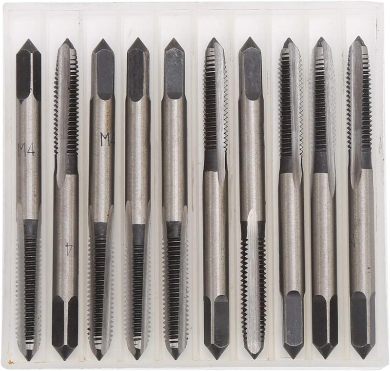 KSA standard compatible design Semme M4 Tap Set 10Pcs Carbon Steel Manual Taps Threading Tools for Cars Motorcycles Machinery Straight Design for Fast Cutting Special offer Discount for all Dense area priority deliver Heat insulation layer Full buyer satisfaction Super high sales Irresistible price Systematic nationwide ship Local available supply Exclusive item Suburban residential ship Safe approved storage space Precision made Unprecedented discount Stable base High in-demand commodity Rack friendly Stackable design Simplified versatile design Customized for Gulf demands Multiple sizes Precision processed material High popularity pick Good ventilation - Image 1