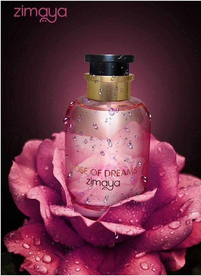 zimaya Rose Of Dreams Eau De Parfum For Women, 100ML  - Image 3