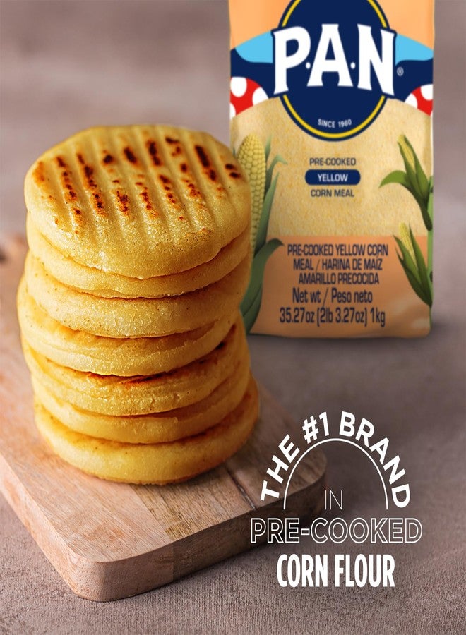 P.A.N. Yellow Corn Meal – Pre-cooked Gluten Free and Kosher Flour for Arepas (2.2 lb/Pack of 1) - Image 5