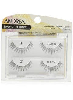 Andrea False Eyelashes Strip Lash Twin Packs Two Of A Kind 21  - Image 1