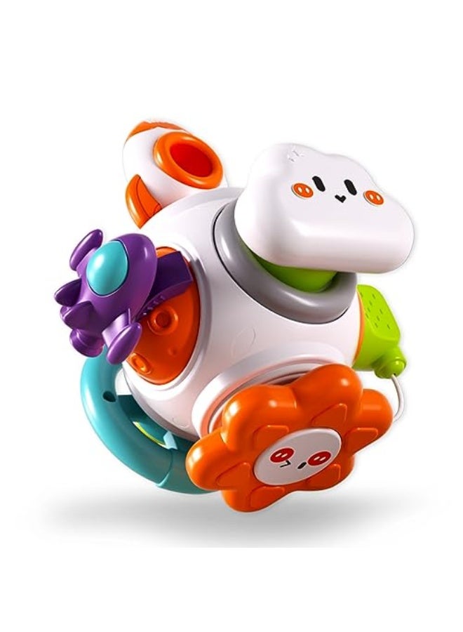 Montessori Sensory Toys for Toddlers 1-3 - Travel Activities Busy Board Cube - Baby Gifts for 6 9 12 18 Months 1 2 One Year Old Infant Boys Girls - Airplane Plane Car Travel Toys Educational Learning - Image 1