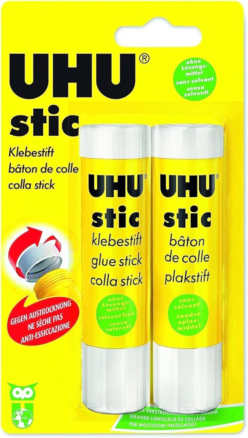 UHU Solvent Free Glue Stick 8G 2Pc  Bts Blister - Image 4