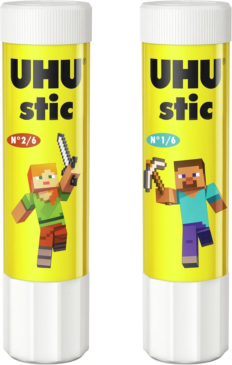 UHU Solvent Free Glue Stick 8G 2Pc  Bts Blister - Image 1