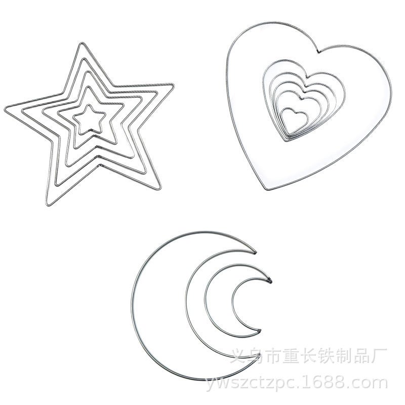Dreamcatcher Material Moon Pentagram Heart Irregular Welding European Style Handmade Diy Jewelry Manufacturer Direct Approval - Image 2