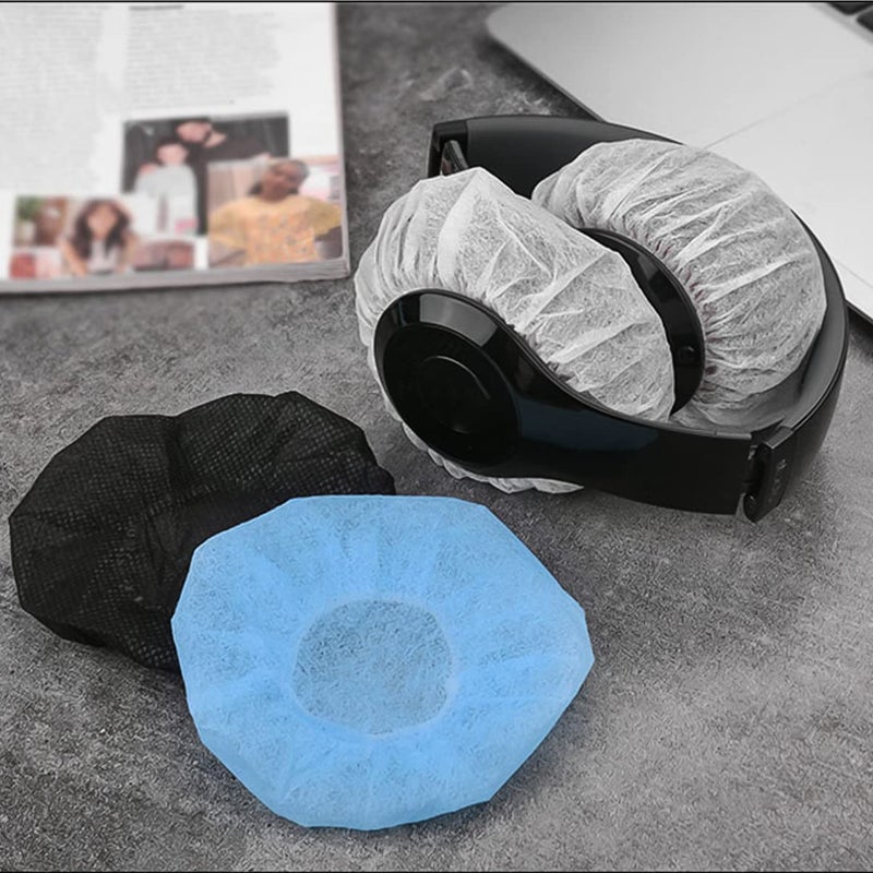 Disposable Stretchable Nonwoven Earcup Protector Covers 50 Pairs For Headphones - Image 4