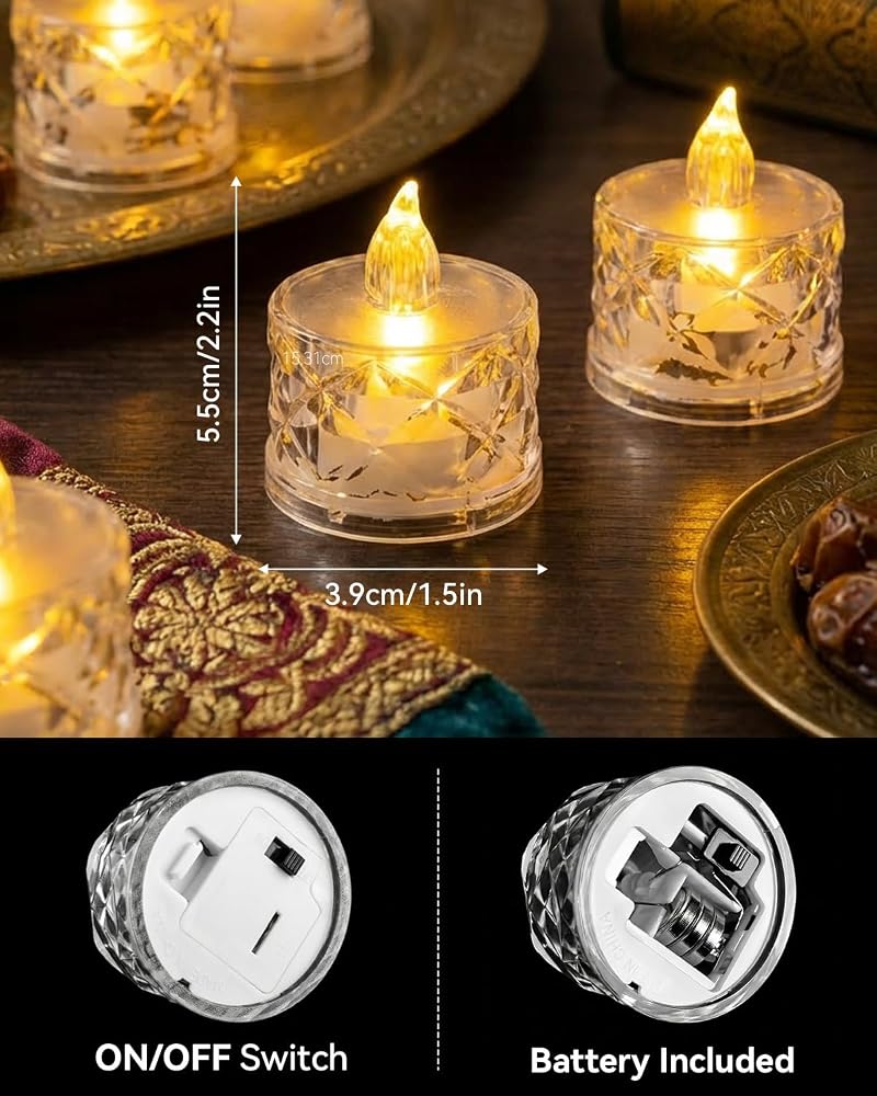 Proxima Direct 24 PCS Flameless LED Tea Lights Candles Battery Operated - Image 3