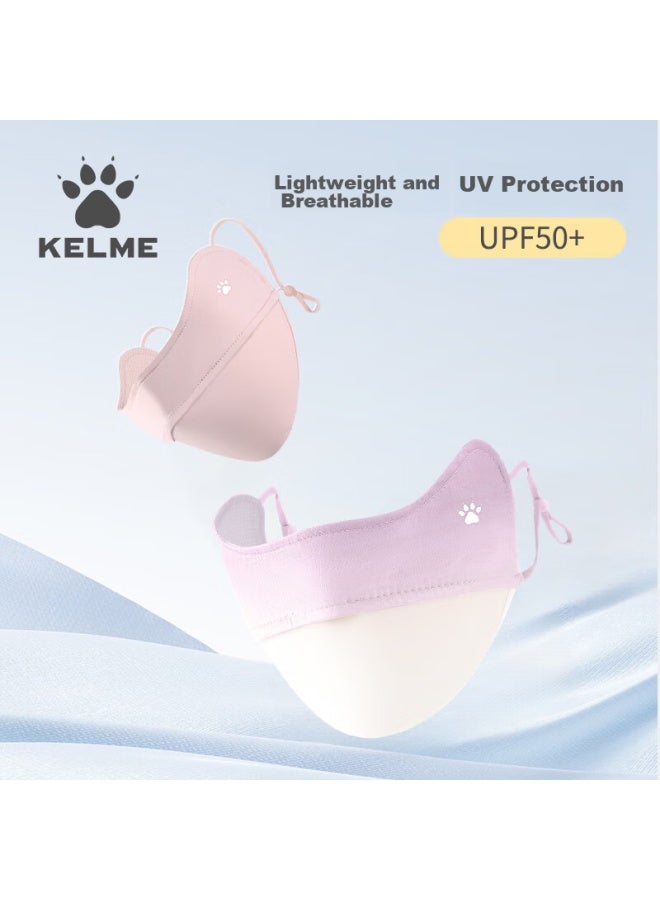 Kelme Sun Protection Face Mask For Women, Ice Silk Face Cover, Summer Sun Protection, Uv Protection, For Men, Cycling, Outdoor, Hiking, Running, Eye Corner Protection - Image 2