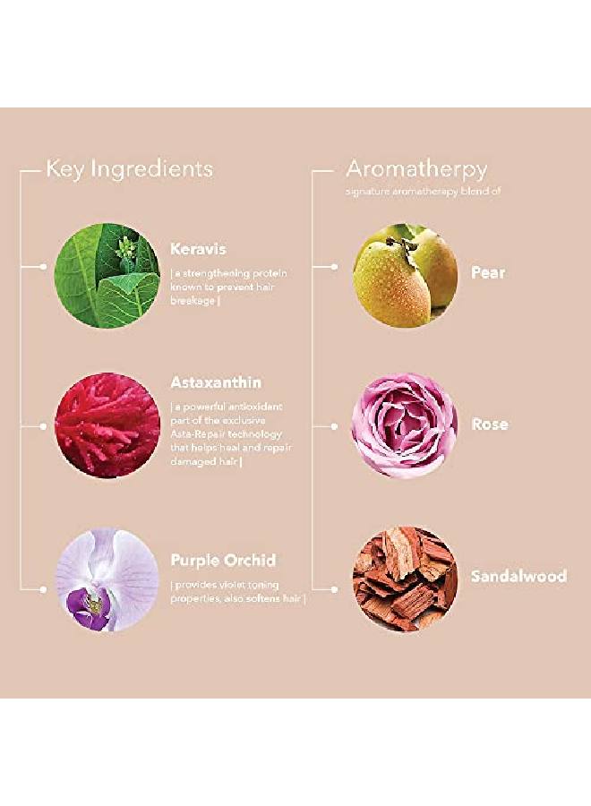 PUREOLOGY شامبو بلون أرجواني لعلاج القوة للشعر الأشقر والمصبوغ بلون فاتح 1.7 أونصة سائلة - Image 5