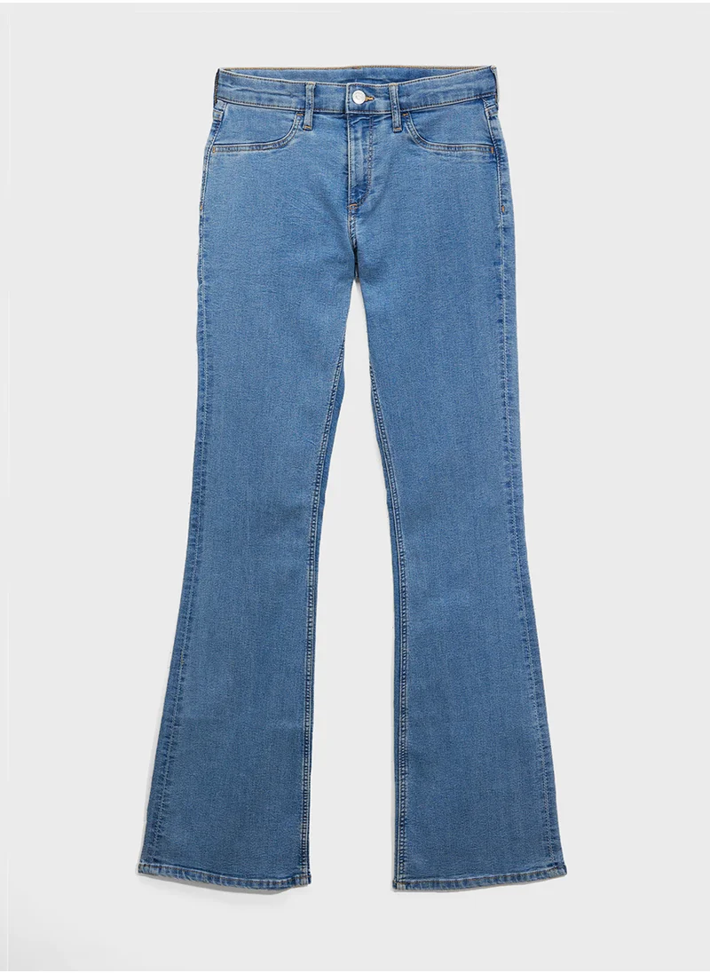 اتش اند ام Flared Leg Low Jeans