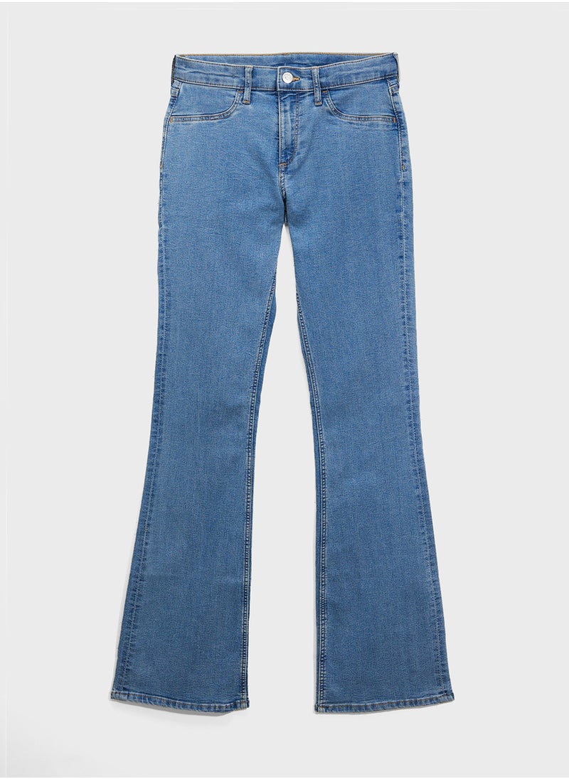 H&M Flared Leg Low Jeans  - Image 1
