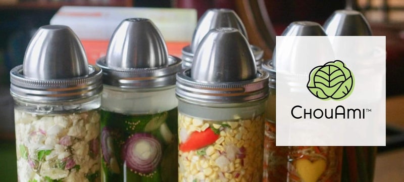 ChouAmi غطاء تخمير تشوآمي من الفولاذ المقاوم للصدأ لأوعية التعليب الزجاجية لي بارفي (الجهاز فقط) - Image 4