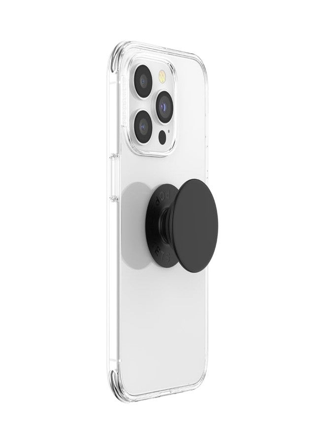 POPSOCKETS قبضة هاتف بوب سوكيتس مع قاعدة قابلة للتوسيع، قبضة لاصقة - أسود - Image 2