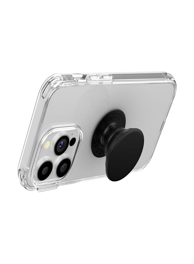 POPSOCKETS قبضة هاتف بوب سوكيتس مع قاعدة قابلة للتوسيع، قبضة لاصقة - أسود - Image 4