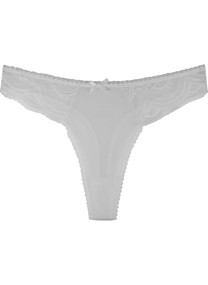 Sensu Women's Lace and Bow 3-Piece Panties Set