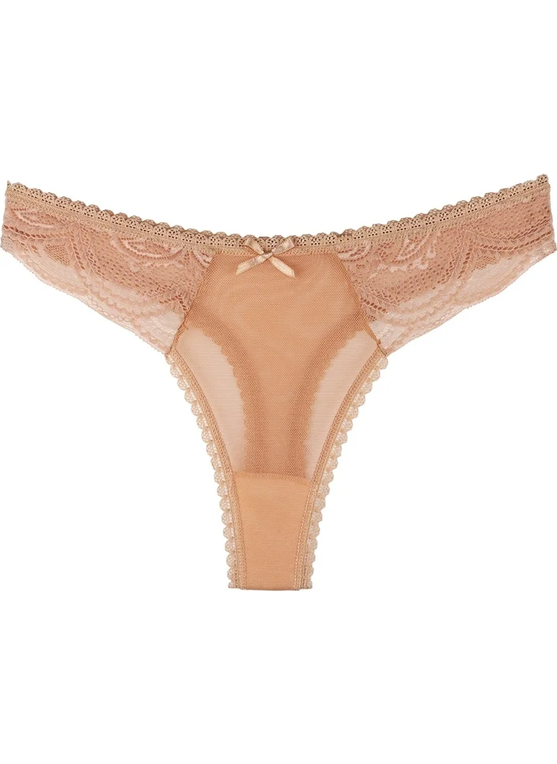 Sensu Women's Lace and Bow 3-Piece Panties Set