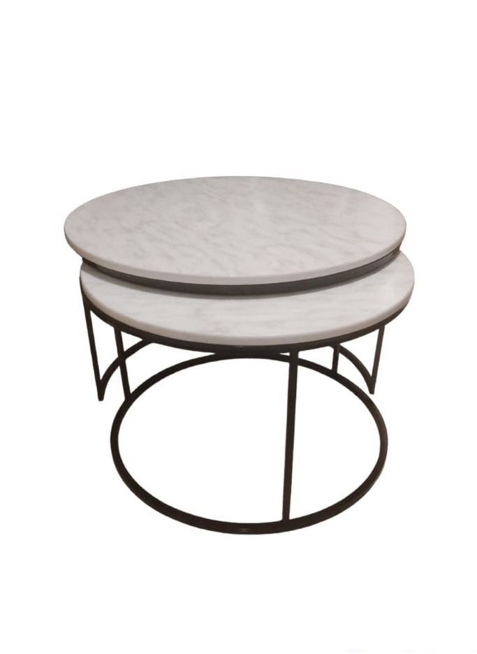 O8.design - Groot Mini Set Of 2 Tables 70 Cm Large 60 Cm Medium - Image 1