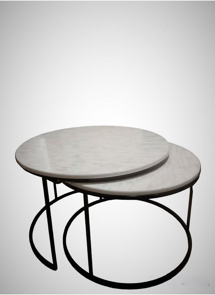 O8.design - Groot Mini Set Of 2 Tables 70 Cm Large 60 Cm Medium - Image 1