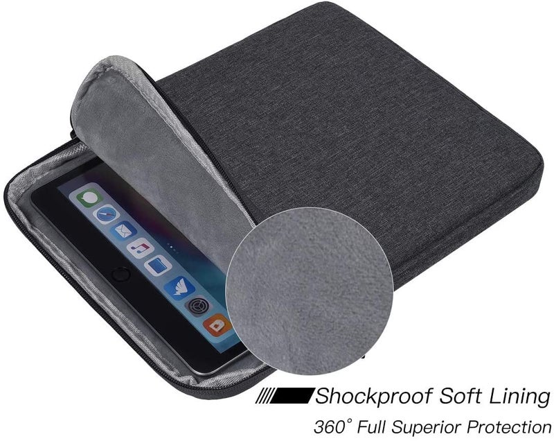 ProElite Tablet Sleeve Case Upto 11.5 inch for iPad 10.2/9.7/10.9/Pro 11/Samsung/Lenovo/Galaxy Tab A9 Plus/S7/S8/S9/Realme Pad/Oppo Pad/Xiaomi Mi pad 7/Redmi Pad, Oneplus Pad (with Pocket), Dark Grey - Image 4
