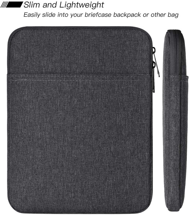 ProElite Tablet Sleeve Case Upto 11.5 inch for iPad 10.2/9.7/10.9/Pro 11/Samsung/Lenovo/Galaxy Tab A9 Plus/S7/S8/S9/Realme Pad/Oppo Pad/Xiaomi Mi pad 7/Redmi Pad, Oneplus Pad (with Pocket), Dark Grey - Image 1